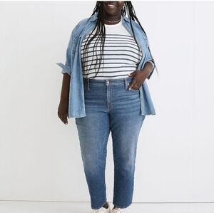 madewell the mid-rise‎ perfect vintage blue jean style nm737 plus size EUC curvy